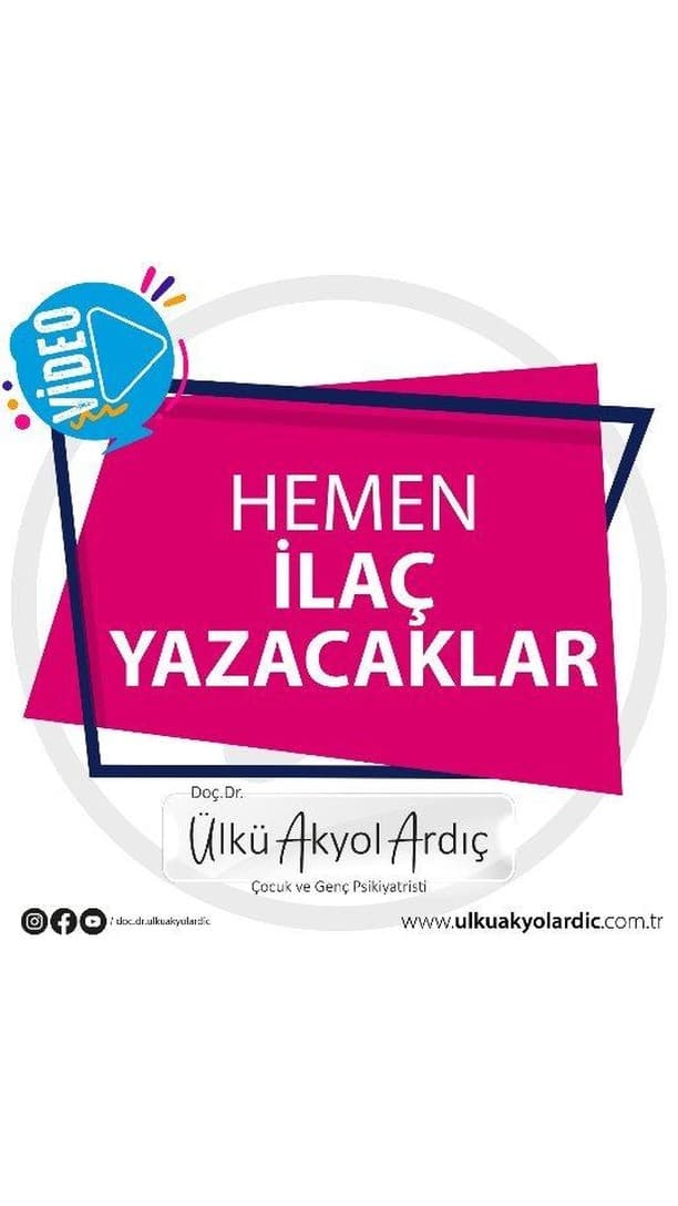Hemen ilaç yazacaklar